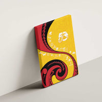 Papua New Guinea 50th Independence Anniversary Canvas Wall Art Special Style Yellow Version - Polynesian Pride