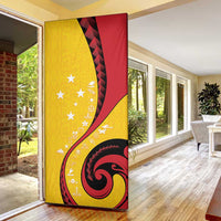 Papua New Guinea 50th Independence Anniversary Door Cover Special Style Yellow Version - Polynesian Pride