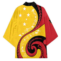 Papua New Guinea 50th Independence Anniversary Kimono Special Style Yellow Version - Polynesian Pride