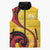 Papua New Guinea 50th Independence Anniversary Sleeveless Puffer Jacket Special Style Yellow Version - Polynesian Pride