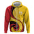 Papua New Guinea 50th Independence Anniversary Zip Hoodie Special Style Yellow Version - Polynesian Pride