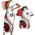 Papua New Guinea 50th Independence Anniversary Couples Matching Short Sleeve Bodycon Dress and Hawaiian Shirt Special Style White Version - Polynesian Pride