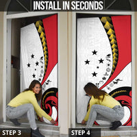 Papua New Guinea 50th Independence Anniversary Door Cover Special Style White Version - Polynesian Pride