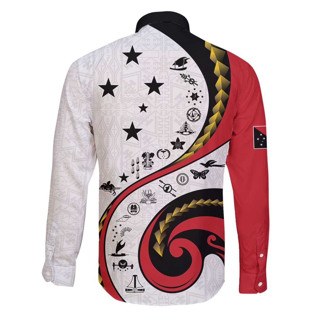 Papua New Guinea 50th Independence Anniversary Family Matching Off Shoulder Short Dress and Hawaiian Shirt Special Style White Version - Polynesian Pride