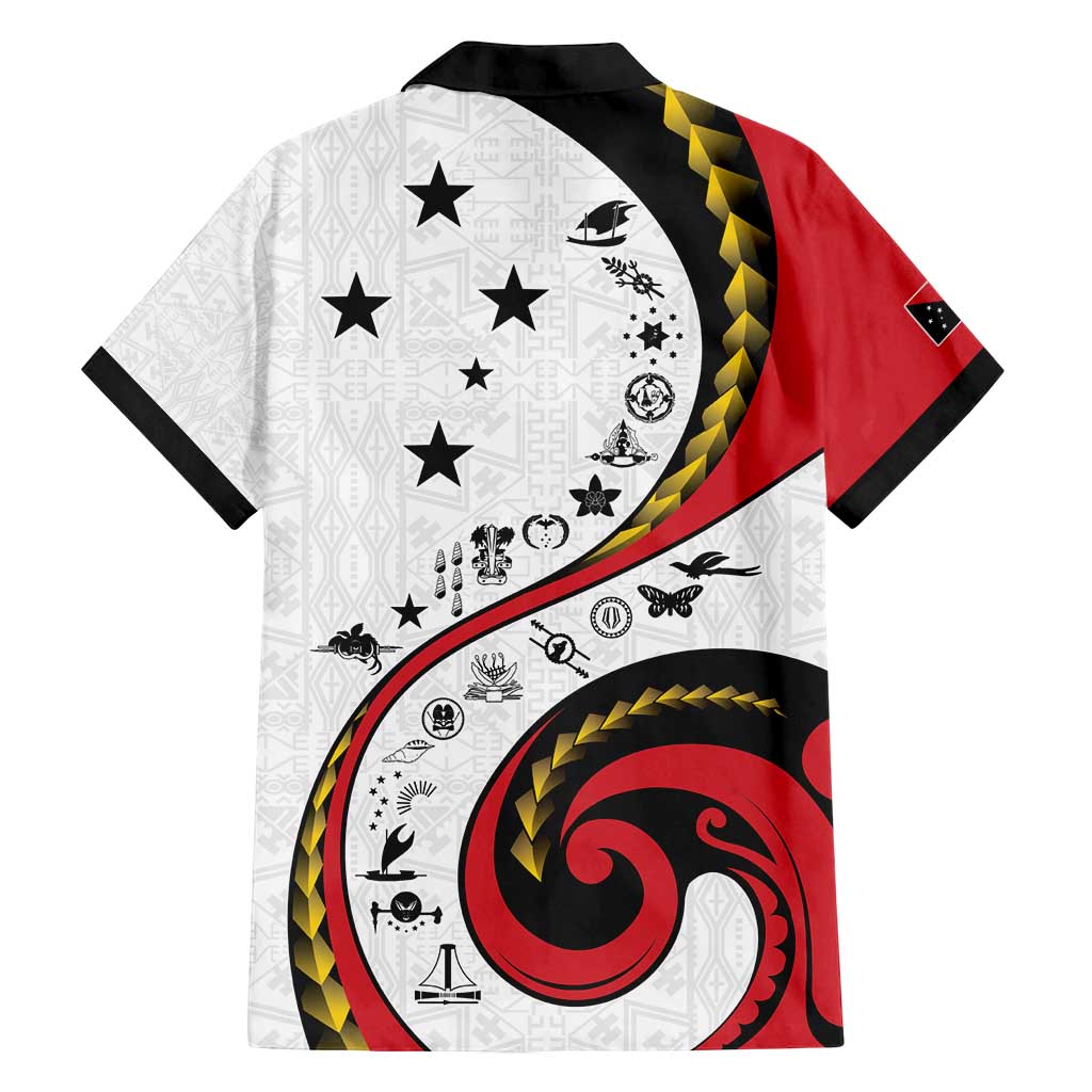 Papua New Guinea 50th Independence Anniversary Family Matching Summer Maxi Dress and Hawaiian Shirt Special Style White Version - Polynesian Pride