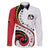 Papua New Guinea 50th Independence Anniversary Family Matching Summer Maxi Dress and Hawaiian Shirt Special Style White Version - Polynesian Pride