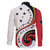 Papua New Guinea 50th Independence Anniversary Family Matching Summer Maxi Dress and Hawaiian Shirt Special Style White Version - Polynesian Pride