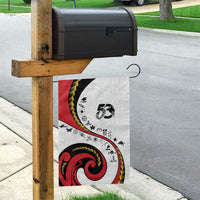 Papua New Guinea 50th Independence Anniversary Garden Flag Special Style White Version - Polynesian Pride