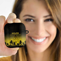 Palau Independence Day AirPods Case Palauan Tattoo Pattern - Polynesian Pride