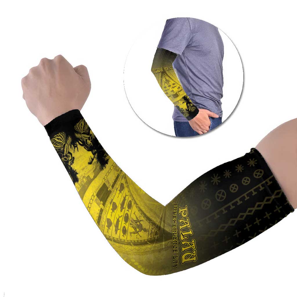 Palau Independence Day Arm Sleeves Palauan Tattoo Pattern - Polynesian Pride
