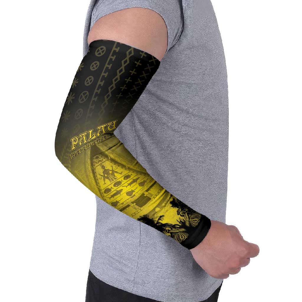 Palau Independence Day Arm Sleeves Palauan Tattoo Pattern - Polynesian Pride