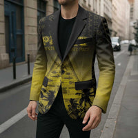 Personalised Palau Independence Day Blazer Palauan Tattoo Pattern - Polynesian Pride