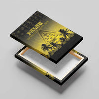 Palau Independence Day Canvas Wall Art Palauan Tattoo Pattern - Polynesian Pride