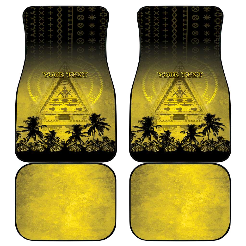 Palau Independence Day Car Mats Palauan Tattoo Pattern - Polynesian Pride
