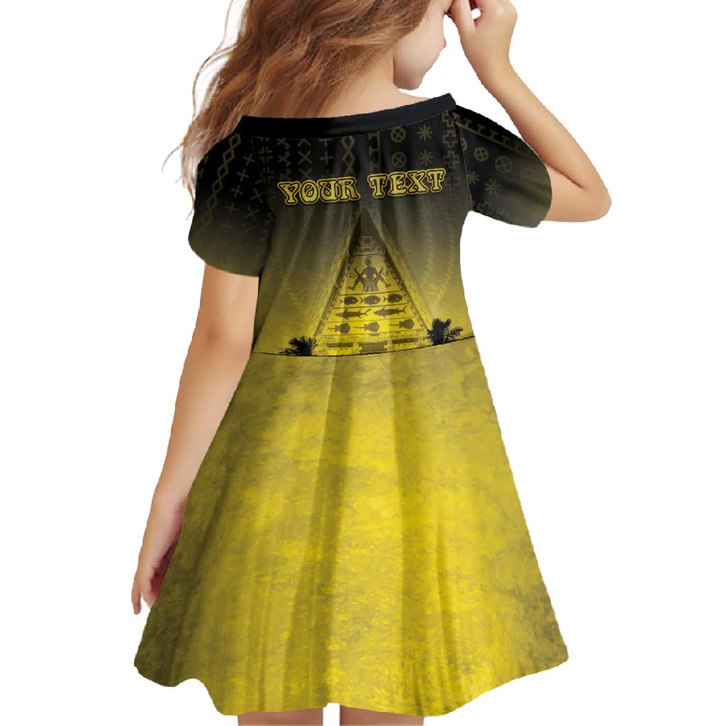 Personalised Palau Independence Day Family Matching Tank Maxi Dress and Hawaiian Shirt Palauan Tattoo Pattern - Polynesian Pride