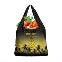 Palau Independence Day Grocery Bag Palauan Tattoo Pattern - Polynesian Pride