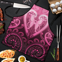 Aotearoa Breast Cancer Apron Maori Tribal Pattern