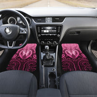 Aotearoa Breast Cancer Car Mats Maori Tribal Pattern