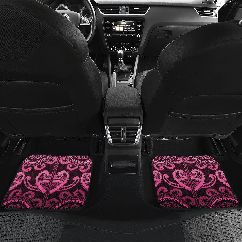 Aotearoa Breast Cancer Car Mats Maori Tribal Pattern
