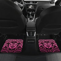 Aotearoa Breast Cancer Car Mats Maori Tribal Pattern