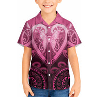 Aotearoa Breast Cancer Hawaiian Shirt Maori Tribal Pattern