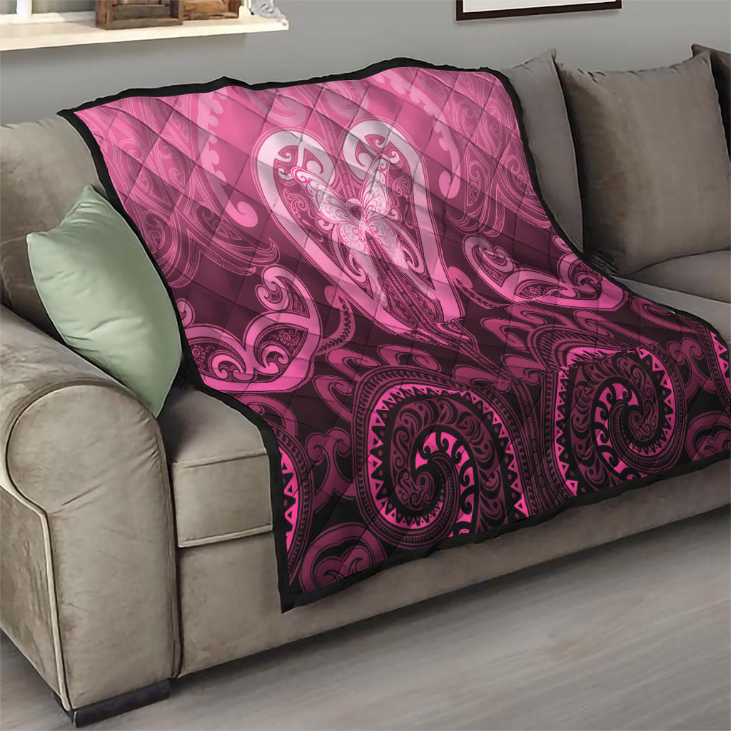 Aotearoa Breast Cancer Quilt Maori Tribal Pattern