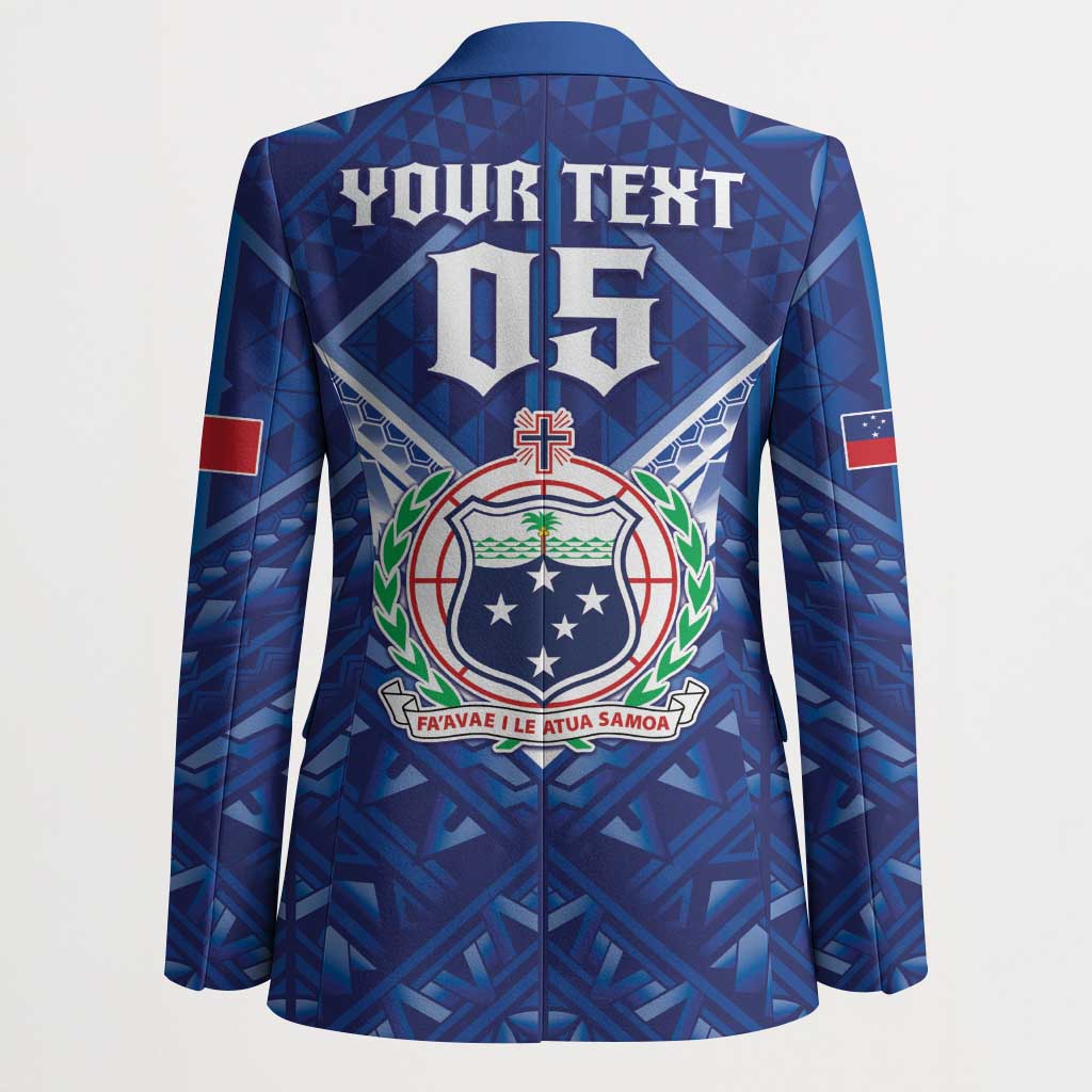 Toa Samoa Rugby Custom Blazer Samoan Pride With Tribal Pattern - Polynesian Pride