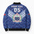 Toa Samoa Rugby Custom Bomber Puffer Jacket Samoan Pride With Tribal Pattern - Polynesian Pride
