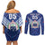 Toa Samoa Rugby Custom Couples Matching Off Shoulder Short Dress and Long Sleeve Button Shirt Samoan Pride With Tribal Pattern - Polynesian Pride