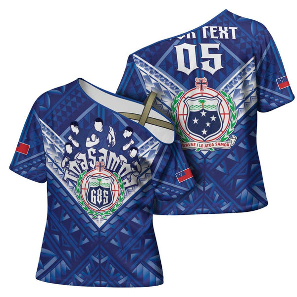 Home / Products / Toa Samoa Rugby Custom Cross Shoulder Shirt Samoan ...