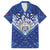 Toa Samoa Rugby Custom Family Matching Off Shoulder Short Dress and Hawaiian Shirt Samoan Pride With Tribal Pattern - Polynesian Pride