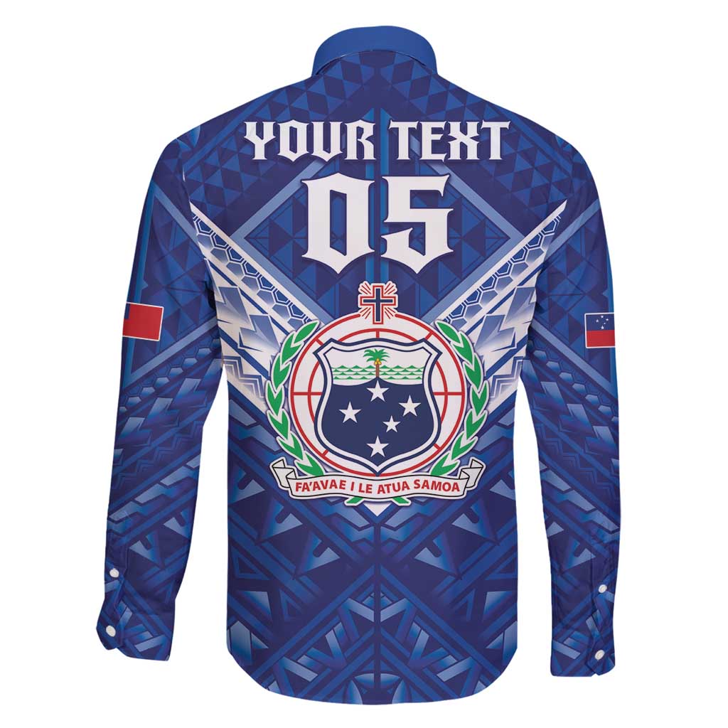 Toa Samoa Rugby Custom Family Matching Off Shoulder Short Dress and Hawaiian Shirt Samoan Pride With Tribal Pattern - Polynesian Pride