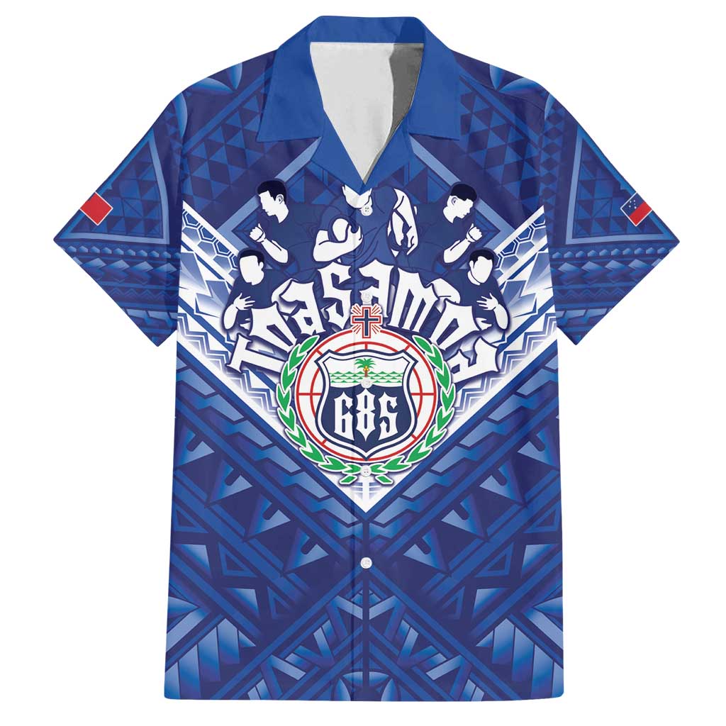 Toa Samoa Rugby Custom Family Matching Puletasi and Hawaiian Shirt Samoan Pride With Tribal Pattern - Polynesian Pride
