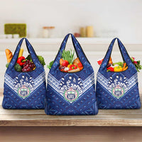 Toa Samoa Rugby Grocery Bag Samoan Pride With Tribal Pattern - Polynesian Pride