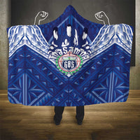 Toa Samoa Rugby Hooded Blanket Samoan Pride With Tribal Pattern - Polynesian Pride