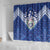 Toa Samoa Rugby Shower Curtain Samoan Pride With Tribal Pattern - Polynesian Pride