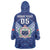 Toa Samoa Rugby Custom Wearable Blanket Hoodie Samoan Pride With Tribal Pattern - Polynesian Pride