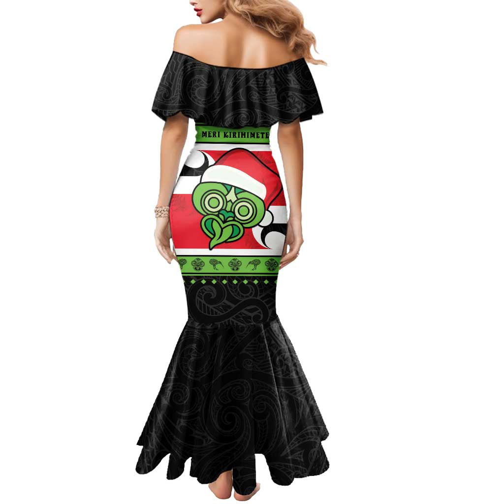 New Zealand Funny Christmas Mermaid Dress Maori Tiki