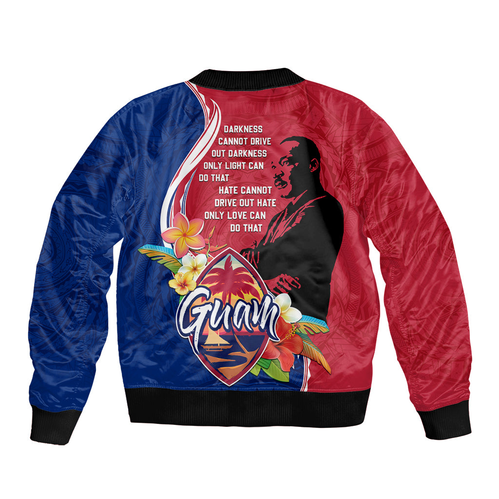 Guam Martin Luther King Jr Day Bomber Jacket LT05 - Polynesian Pride