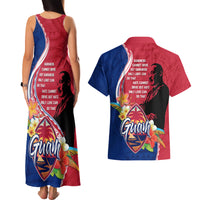 Guam Martin Luther King Jr Day Couples Matching Tank Maxi Dress and Hawaiian Shirt LT05 - Polynesian Pride