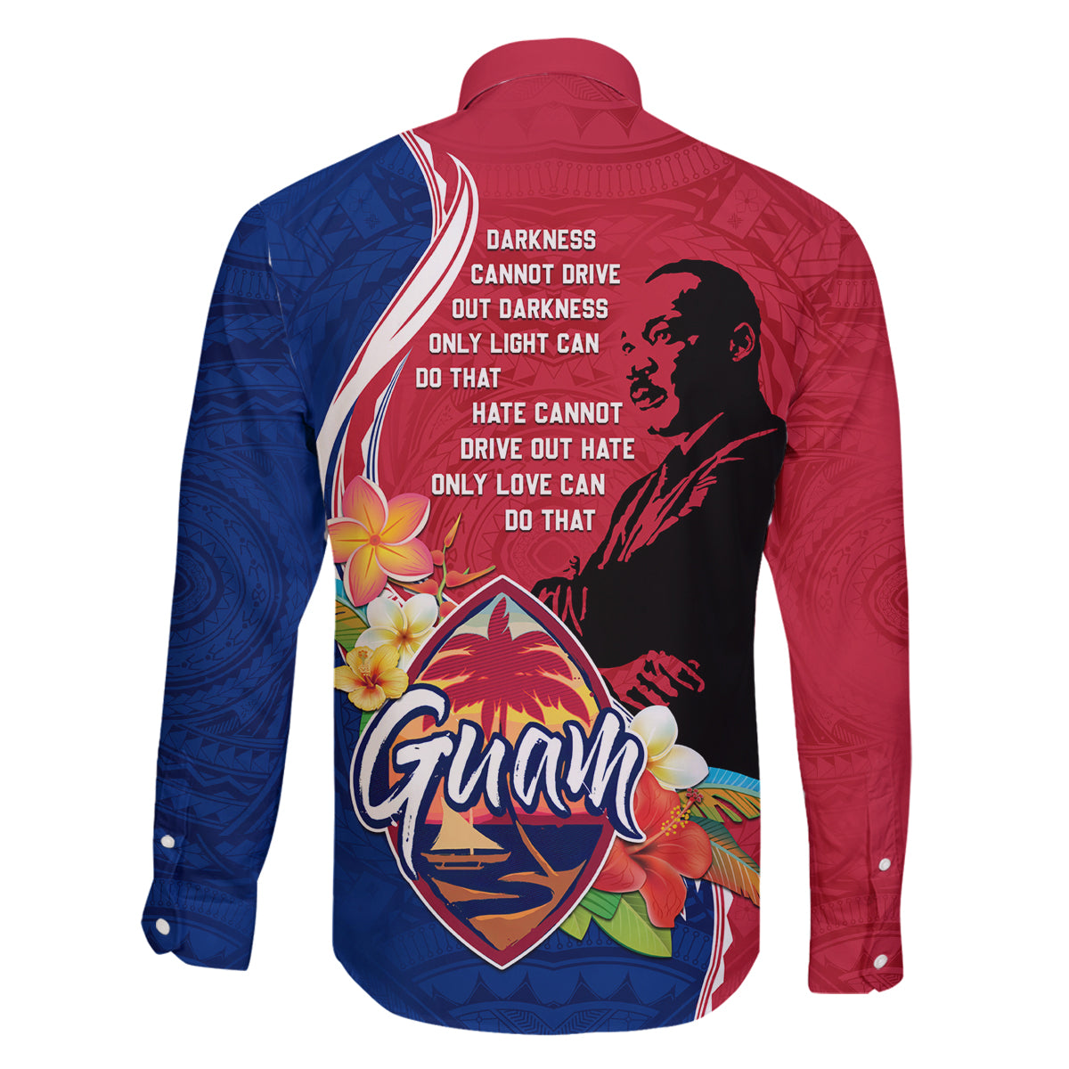 Guam Martin Luther King Jr Day Family Matching Summer Maxi Dress and Hawaiian Shirt LT05 - Polynesian Pride