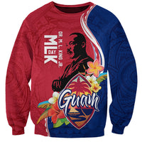 Guam Martin Luther King Jr Day Sweatshirt LT05 Unisex Red - Polynesian Pride