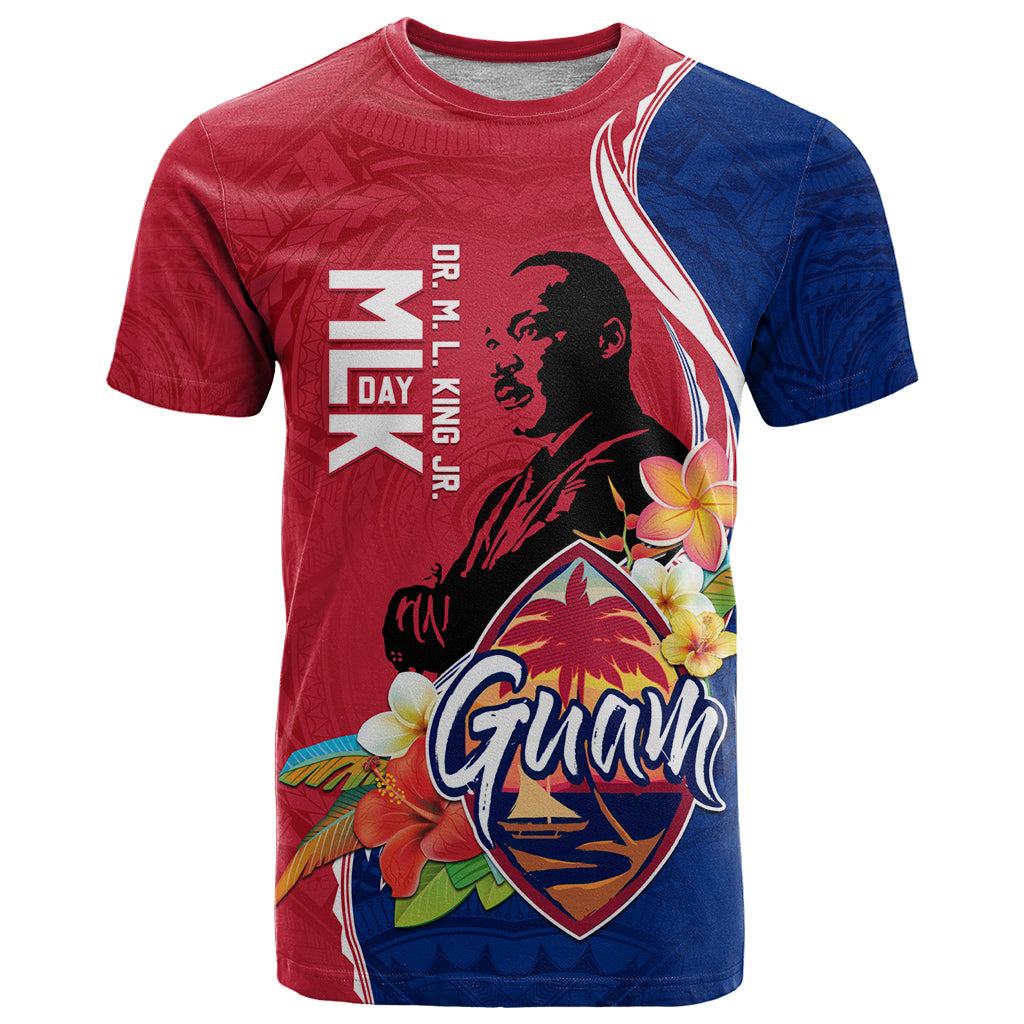 Guam Martin Luther King Jr Day T Shirt LT05 Red - Polynesian Pride