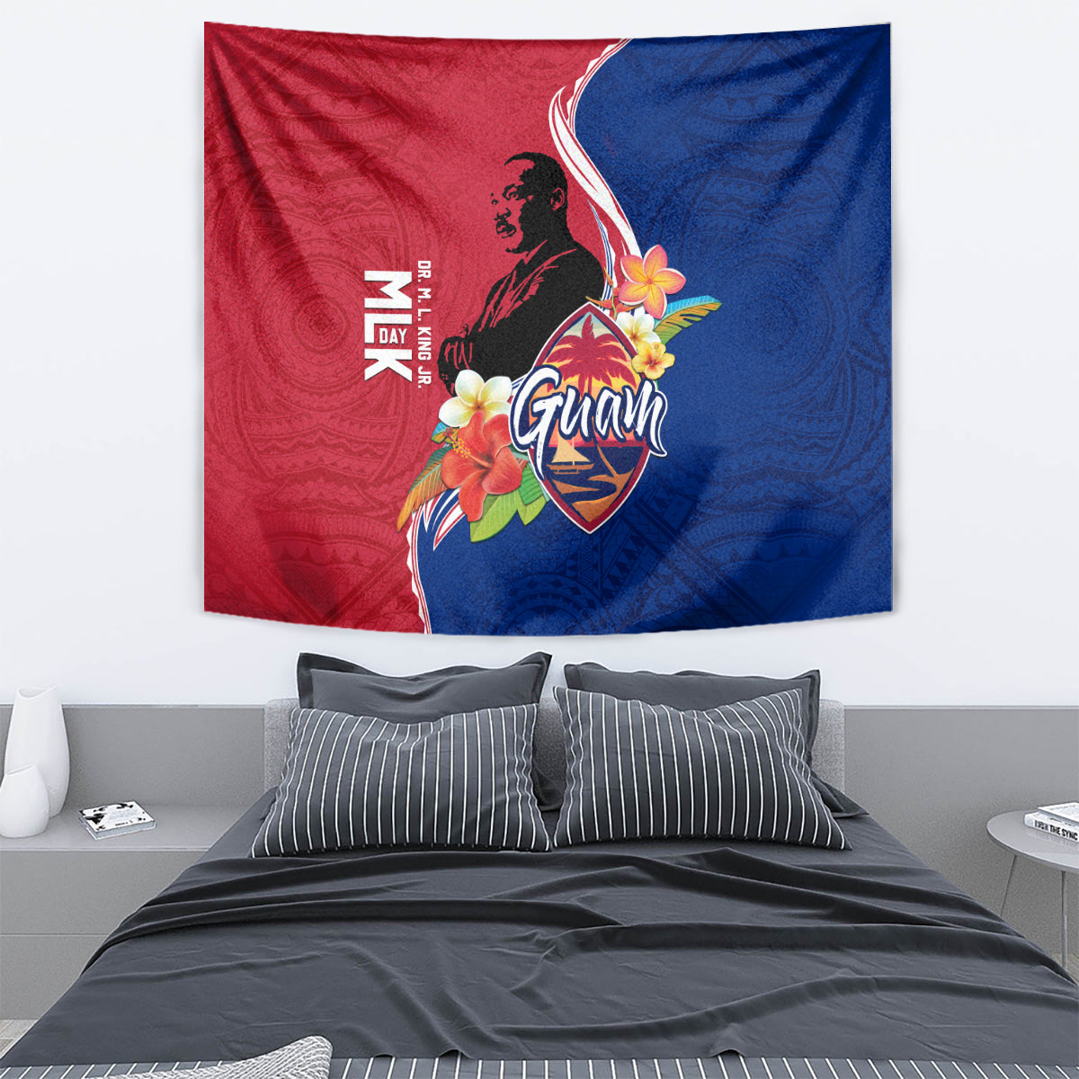 Guam Martin Luther King Jr Day Tapestry LT05 - Polynesian Pride