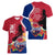 Guam Martin Luther King Jr Day Women V Neck T Shirt LT05 - Polynesian Pride