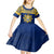 Personalised Repubrikin Naoero Independence Day Kid Short Sleeve Dress Tamanu With Coat Of Arms LT05 - Polynesian Pride