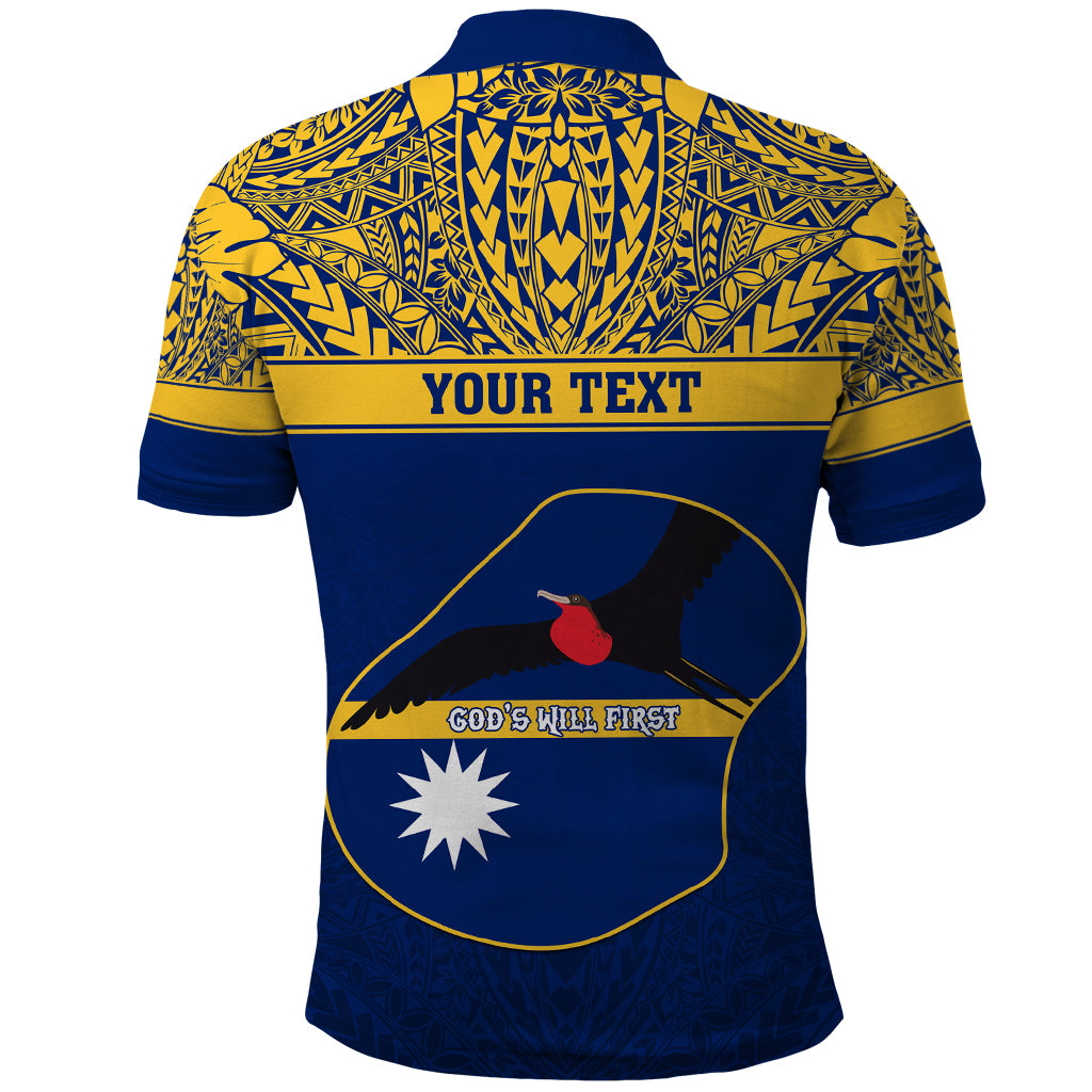 Personalised Repubrikin Naoero Independence Day Polo Shirt Tamanu With Coat Of Arms LT05 - Polynesian Pride