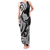 Hawaii Manta Ray Family Matching Tank Maxi Dress and Hawaiian Shirt Polynesian Art Tattoo