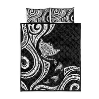 Hawaii Manta Ray Quilt Bed Set Polynesian Art Tattoo