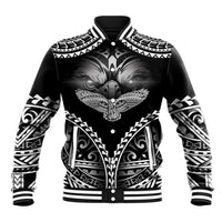 Hawaiian Hawk Baseball Jacket Polynesian Pattern Style
